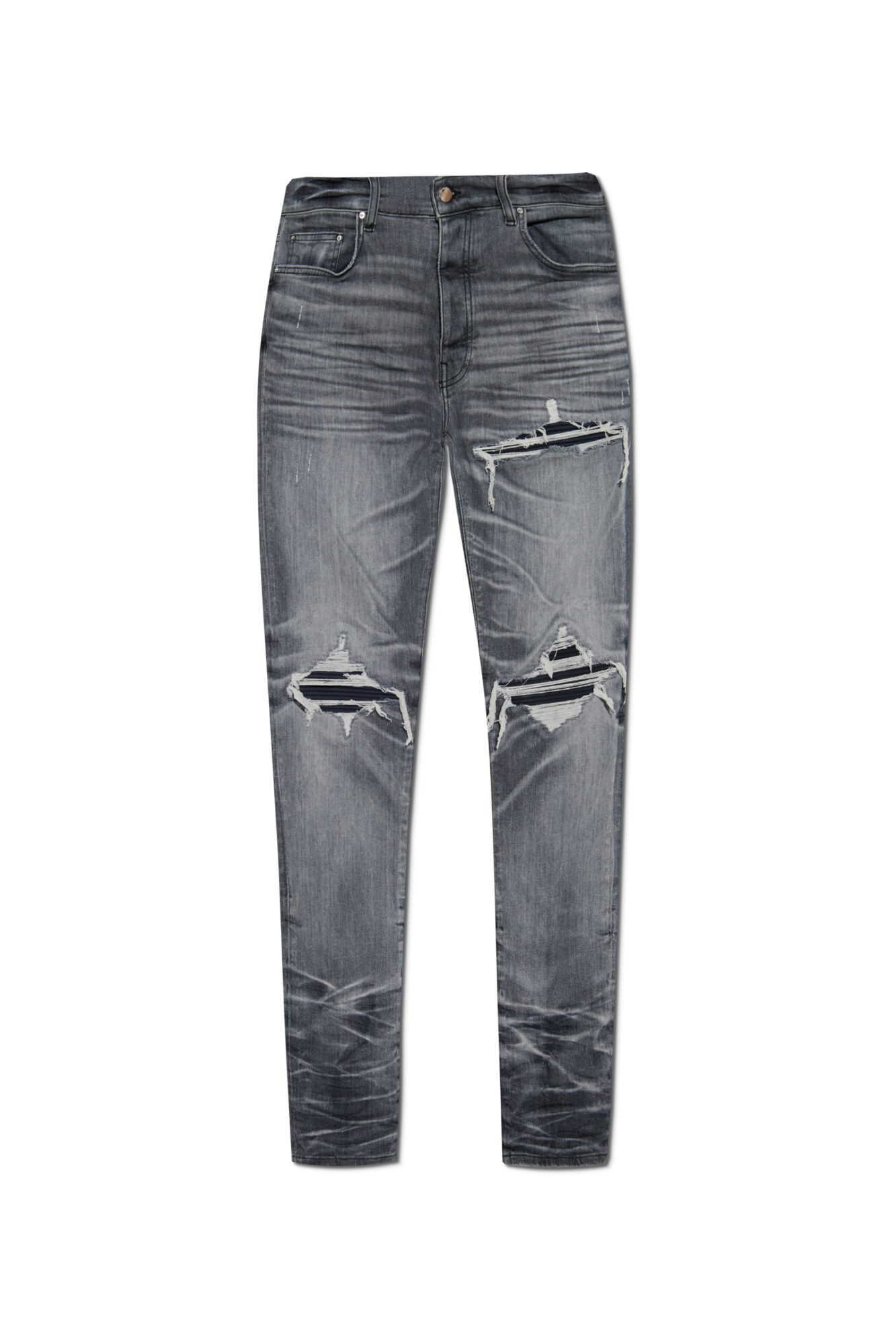 【送料&関税込】AMIRI Grey Cotton Jeans Amiri Jeans with logo | Men's Clothing | Vitkac